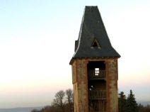 Burg Frankenstein in Sichtweite